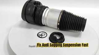 Audi A6 C8 Air Suspension Repair Fix Sagging Suspension